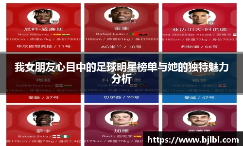 我女朋友心目中的足球明星榜单与她的独特魅力分析